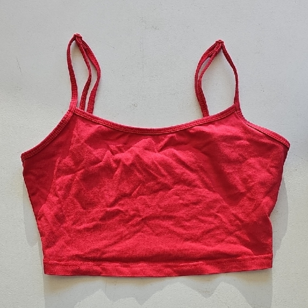 Shein Womens Cropped Top Sz XS. Red!